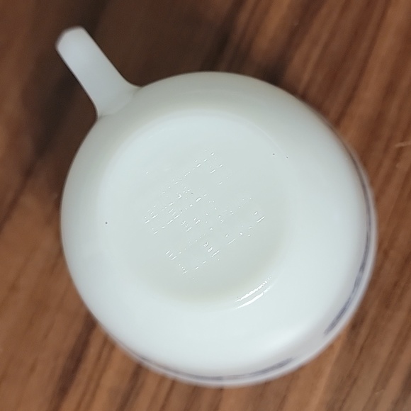 Pyrex Corelle Corning Old Town Blue Onion White Milk Glass Coffee Tea Flat Cup - Picture 11 of 15